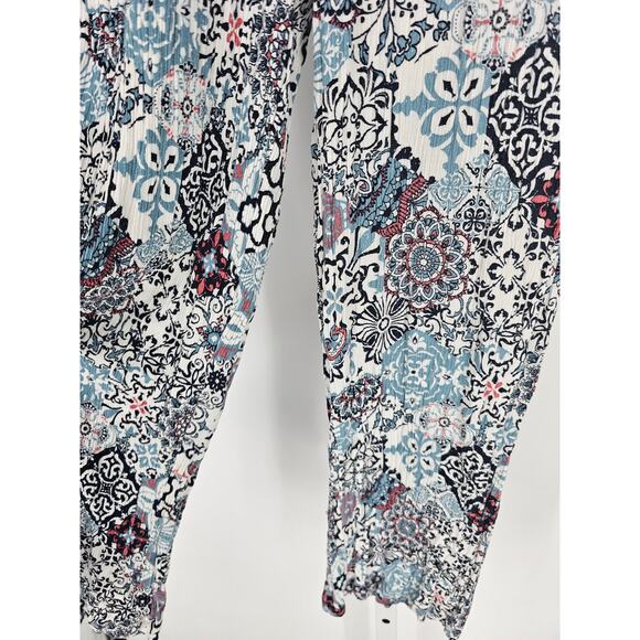 Classic Concepts Womens Sz PS Petite Pull On Viscose Pants Colorful Boho - Picture 2 of 4